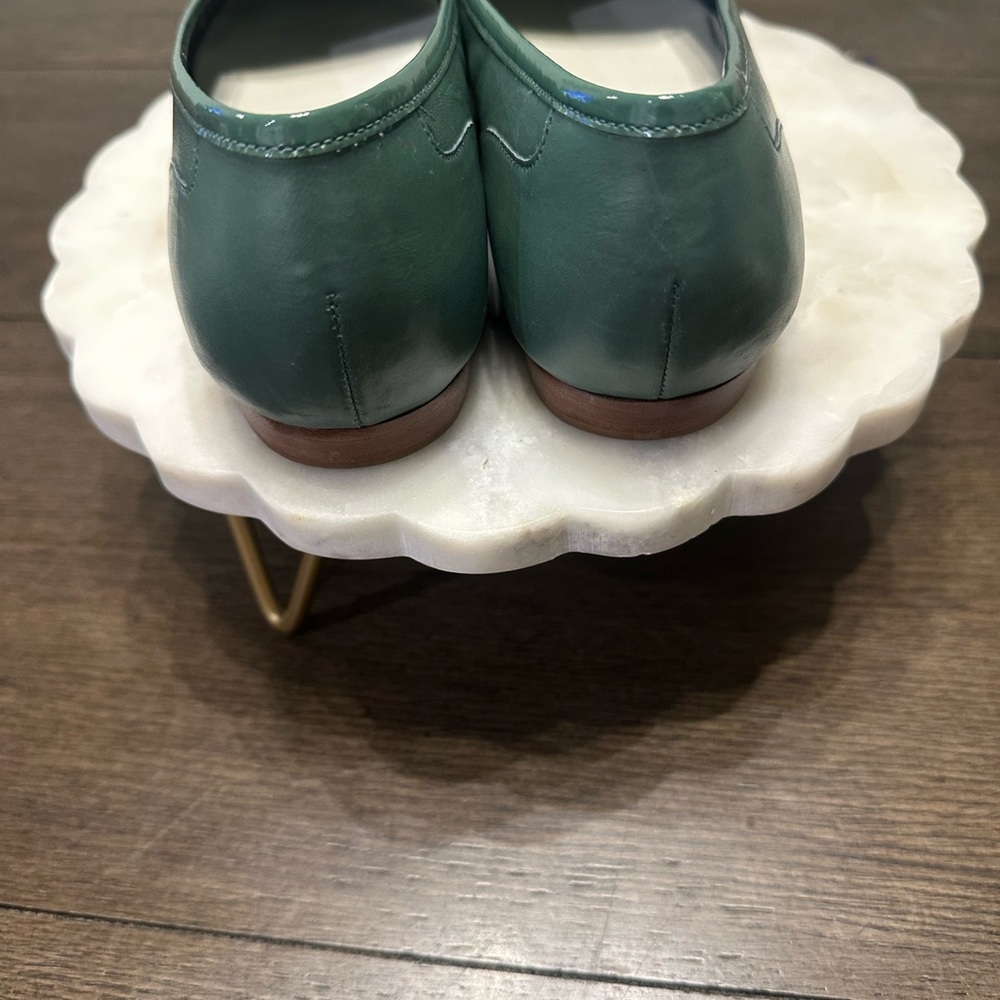 Enzo Angiolini Mint Green Leather‎ Flats - Picture 4 of 5
